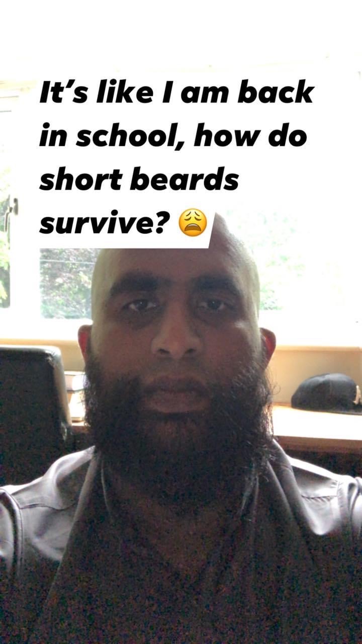 Here’s why you shouldn’t touch your&nbsp;beard!