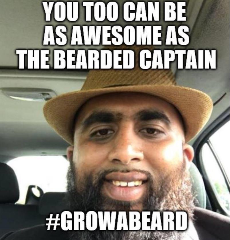 The decorative beard